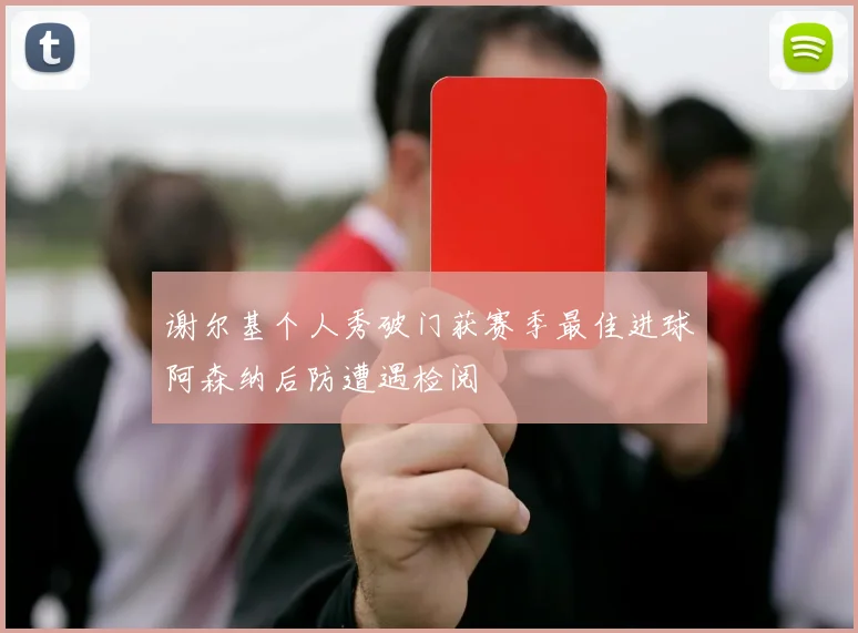 谢尔基个人秀破门获赛季最佳进球阿森纳后防遭遇检阅